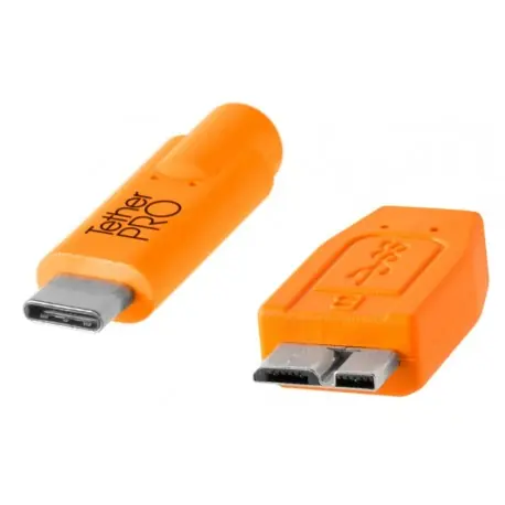 Últimas Unidades TetherPro USB-C a 3.0 Micro-B Naranja