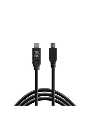 TetherPro USB-C a Mini-B 5 Pines Negro 4.6 Metros Precio De Oferta