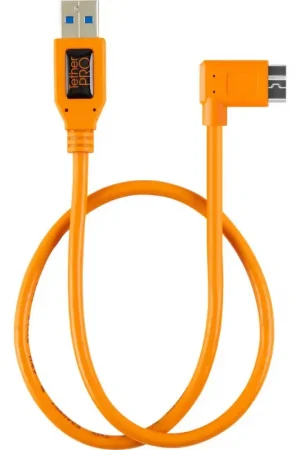 TetherTools Cable USB 3.0 a Micro USB tipo B en L TetherPro 50 Centimetros Oferta Limitada