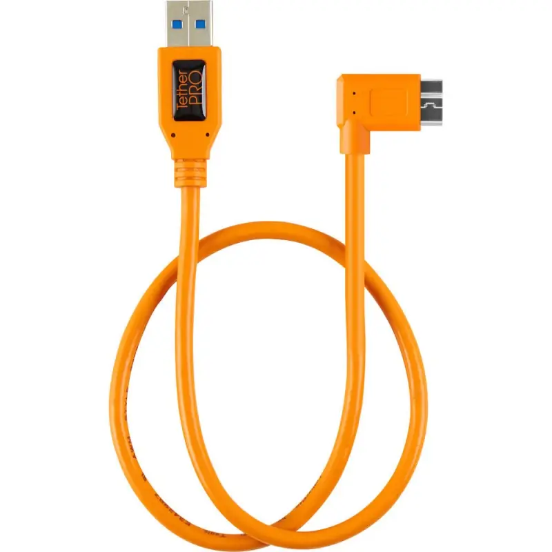 TetherTools Cable USB 3.0 a Micro USB tipo B en L TetherPro 50 Centimetros Oferta Limitada