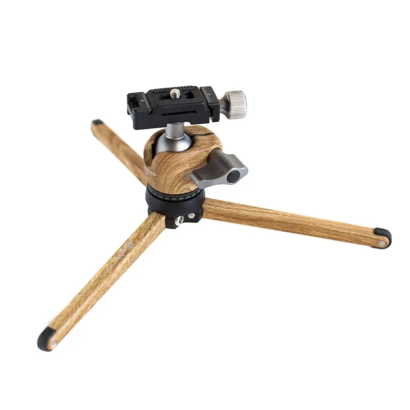 Leofoto Aluminio MT-01+LH-25 CAMO-MADERA Devolución Gratuita