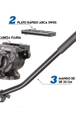 A Buen Precio Leofoto Cabeza fluida BV-10