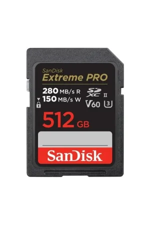 SANDISK SDXC EXTREME PRO 512GB V60 UHS-II 280 MB/S Liquidación