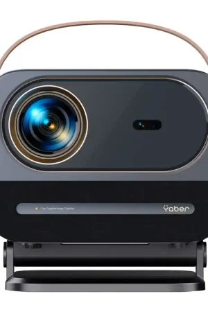 Garantía De Devolución De Dinero Yaber - U12 700 lúmenes ANSI LCD 1080p (1920x1080) Negro, Marrón, Gris