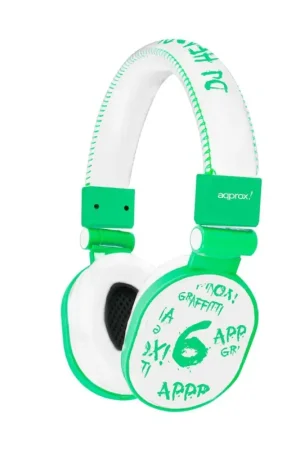 Alta Calidad Approx - APPDJGLG auricular y casco Auriculares Alámbrico Música Verde, Blanco