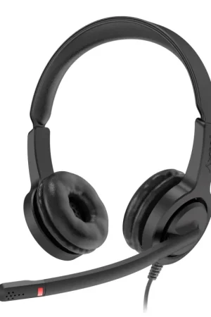 Axtel - VOICE UC28 stereo USB-A Auriculares Alámbrico Diadema Oficina/Centro de llamadas USB tipo A Negro Devolución Gratuita