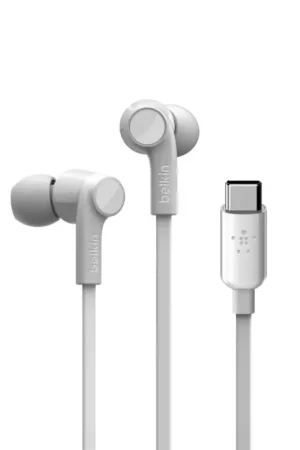 Belkin - ROCKSTAR Auriculares Alámbrico Dentro de oído Llamadas/Música USB Tipo C Blanco Compra Hoy