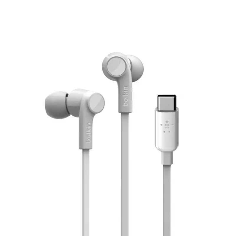 Belkin - ROCKSTAR Auriculares Alámbrico Dentro de oído Llamadas/Música USB Tipo C Blanco Compra Hoy