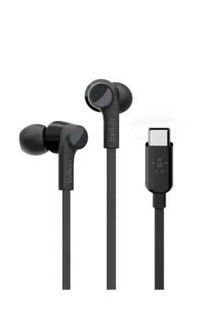 Belkin - ROCKSTAR Auriculares Alámbrico Dentro de oído Llamadas/Música USB Tipo C Negro Compra Ahora