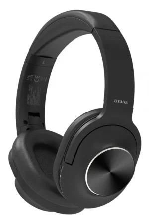 Aiwa - HST-220BT auricular y casco Auriculares Inalámbrico y alámbrico Diadema Llamadas/Música USB Tipo C Bluetooth Negro Stock Limitado