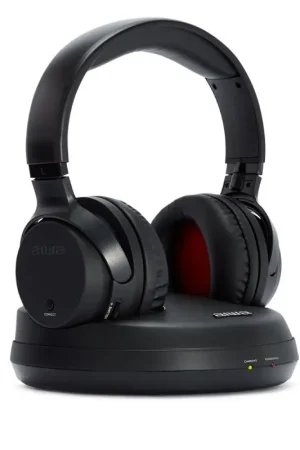 Aiwa - WHF-880 auricular y casco Auriculares Inalámbrico Diadema Música Base de carga Negro Imprescindible (Must-Have)