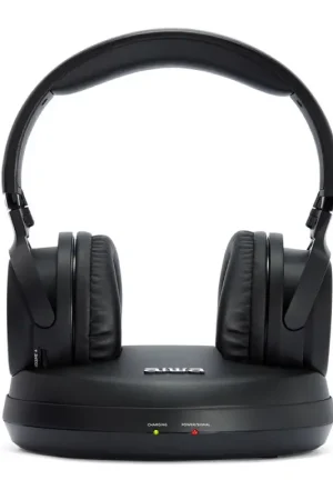 Aiwa - WHF-930D auricular y casco Auriculares Inalámbrico Diadema TV Negro Liquidación