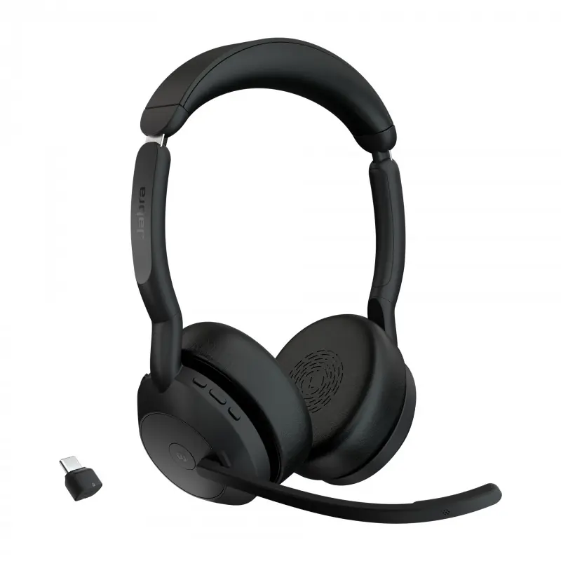 Rebajas Jabra - Evolve2 55 Auriculares Inalámbrico Diadema Oficina/Centro de llamadas USB Tipo C Bluetooth Base de carga - 25599-999-899