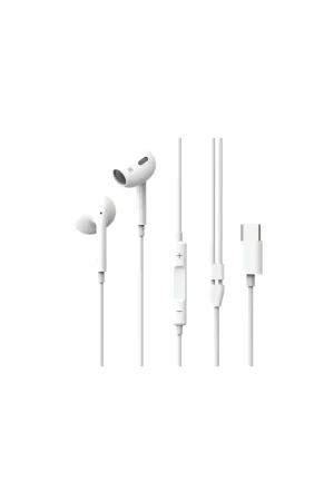 Promoción Exclusiva Kodak - 30425743 auricular y casco Auriculares Alámbrico Dentro de oído Llamadas/Música USB Tipo C Blanco