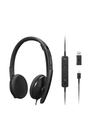 Precio Reducido Lenovo - 4XD1M45626 auricular y casco Auriculares Alámbrico Diadema USB Tipo C Negro