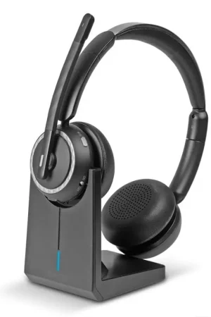 Promoción Lindy - L118 Auriculares Alámbrico Diadema Oficina/Centro de llamadas USB Tipo C Bluetooth Base de carga Negro