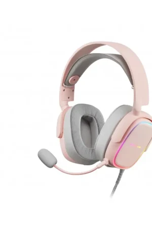 Solo Por Tiempo Limitado Mars Gaming - MHAX Rosa, Auriculares Gaming RGB, Micrófono Extraíble, HiFi, Compatibilidad Multiplataforma