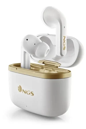 Precio Económico NGS - ARTICA TROPHY Auriculares Inalámbrico Dentro de oído Llamadas/Música USB Tipo C Bluetooth Oro, Blanco