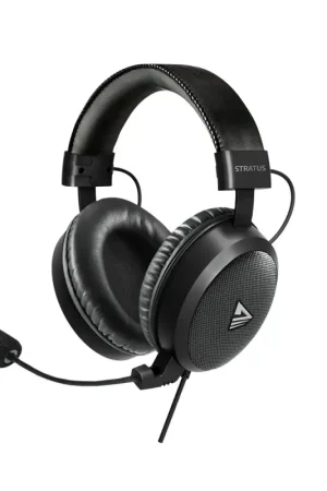 Promoción Savio - Stratus Auriculares Alámbrico gancho de oreja Juego Negro