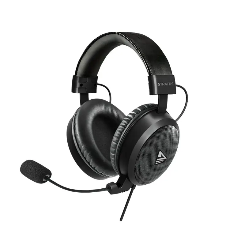 Promoción Savio - Stratus Auriculares Alámbrico gancho de oreja Juego Negro