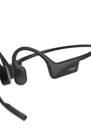 Promoción Exclusiva SHOKZ - OpenComm2 2025 Upgrade Auriculares Inalámbrico gancho de oreja Oficina/Centro de llamadas Bluetooth Negro