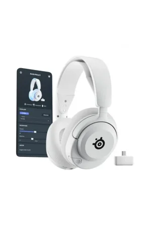 Steelseries - Arctis Nova 5P Wireless Auriculares Inalámbrico Diadema Juego USB Tipo C Bluetooth Blanco Oferta Flash