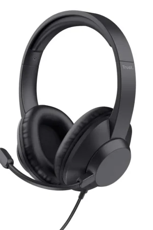 Trust - Ayda Max USB Auriculares Alámbrico Diadema Oficina/Centro de llamadas USB Type-C / USB Type-A Negro Barato
