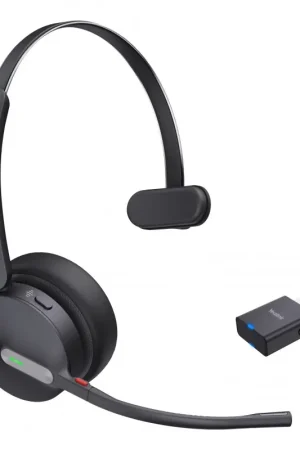 Alta Calidad Yealink - WH64 Hybrid Mono UC Auriculares Inalámbrico Diadema Oficina/Centro de llamadas MicroUSB Bluetooth Negro