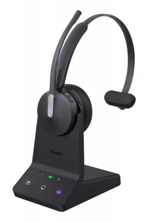 Última Versión Yealink - WH64 Mono Teams Auriculares Inalámbrico Diadema Oficina/Centro de llamadas USB Tipo C Bluetooth Negro