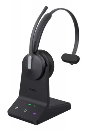 Solo Por Tiempo Limitado Yealink - WH64 Mono UC Auriculares Inalámbrico Diadema Oficina/Centro de llamadas USB Tipo C Bluetooth Negro