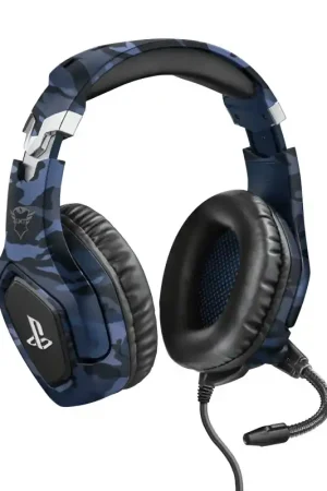 Precio Rebajado Trust - GXT 488 Forze PS4 Auriculares Alámbrico Diadema Juego Negro, Azul