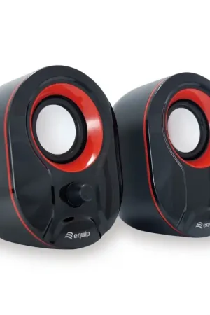 Certificado Equip - 245332 altavoz Negro, Rojo Alámbrico 3 W