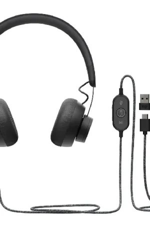A Buen Precio HEADSET LOGITECH ZONE WIRED TEAMS USB-A USB-C GRAPHITE P/N:981-000870