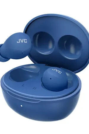 A Buen Precio AURICULARES DE BOTON JVC HA-A6T-AU AZUL BLUETOOTH