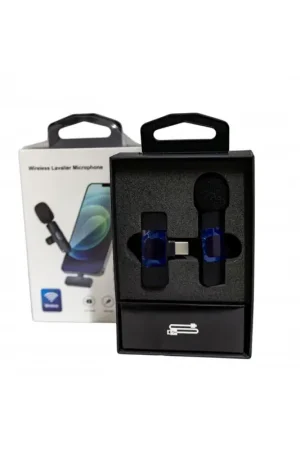 Tymine micrófono lavalier inalámbrico recargable conexión USB- C& LIGHTNING 2,4G Compra Ahora