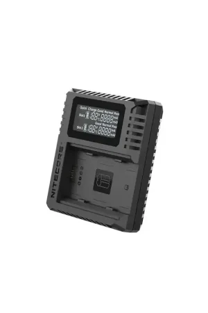 Cargador Dual FX3 Nitecore Para Camaras Fujifilm NPW235 Oferta Especial