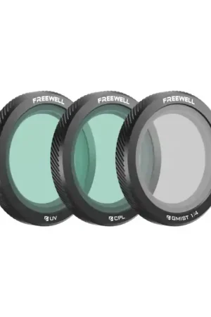 Pack de 3 filtros magnéticos Freewell EveryDay CPL, UV, GLOW MIST 1/4 para Dji Neo Envío Exprés