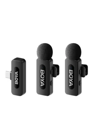 Mejor Precio Micrófono inalámbrico de solapa Boya BY-V20 V2.0 para USB-C (2TX+1RX)