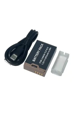 Ordenar Ahora Mismo Batería Ultrapix TLP-E12 de 875mAh con cable y puerto de carga USB-C