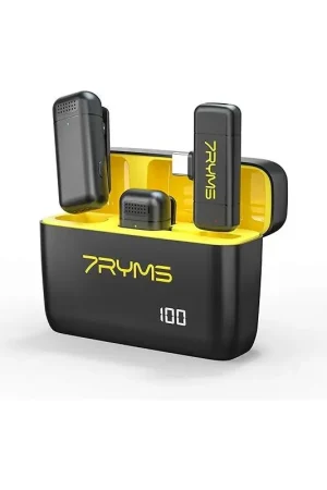 Promoción Micrófono Inalámbrico de Doble Canal 2.4G 7Ryms Rimo S1 UC