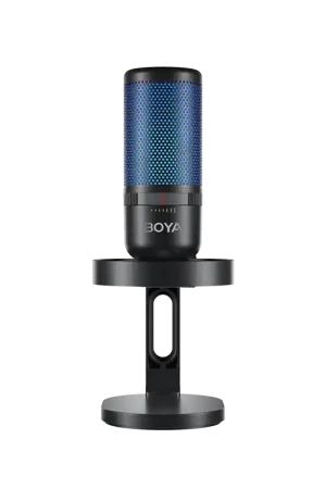 Micrófono Boya K3 USB de condensador con iluminación vibrante Envío Inmediato