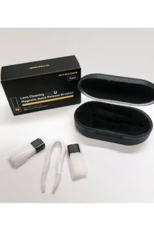 Bestseller Kit 2 Cepillos Magnéticos De Liberación Rápida Para Limpieza De Lentes Nitecore