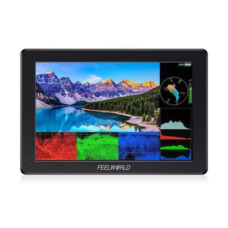 Monitor de campo FEELWORLD T7S PRO de 7 pulgadas, 2000 NIT, brillo ultraalto, 3G SDI 4K HDMI 60 Hz Envío Gratis