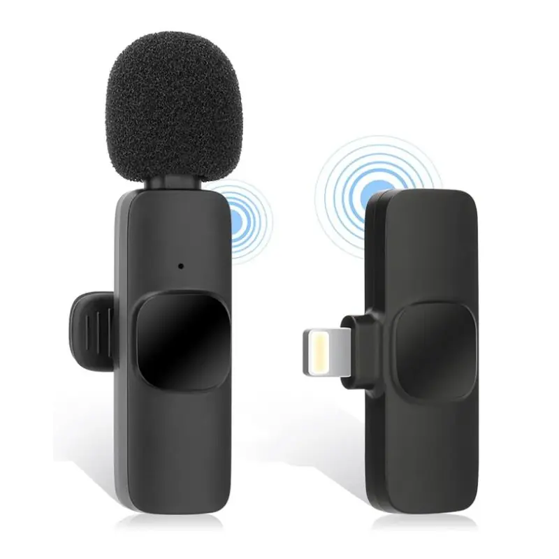 Tymine micrófono lavalier inalámbrico recargable con conexión Lightning 2.4Ghz Precio Bajo