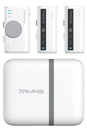 Mini Micrófono Inalámbrico Multifuncional Iray DW10A (2TX+1RX+Estuche) Blanco Comprar En Línea