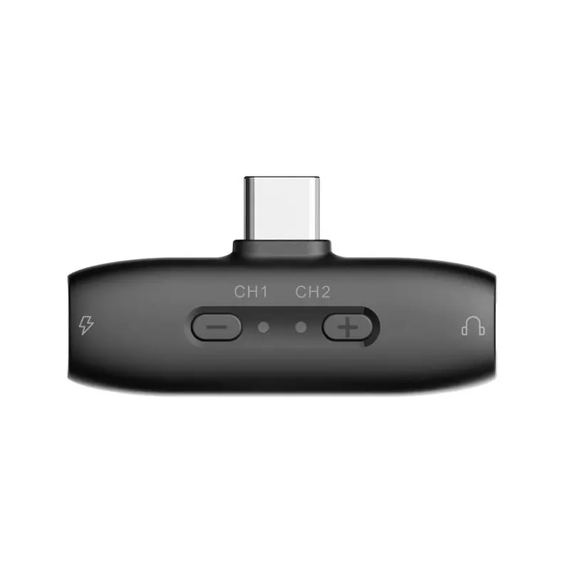 Ocasión Especial Micrófono Hohem 2TX+1RX Conector Usb C Negro