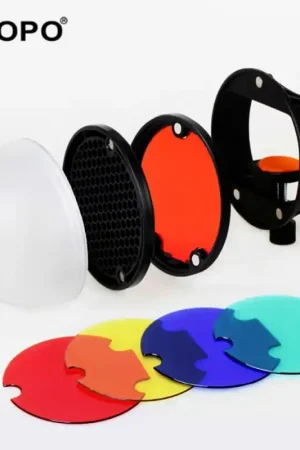 TRIOPO Reflector de filtro de Color TR-07 Bola de nido de abeja, kit de accesorios para fotos Directo De Fábrica