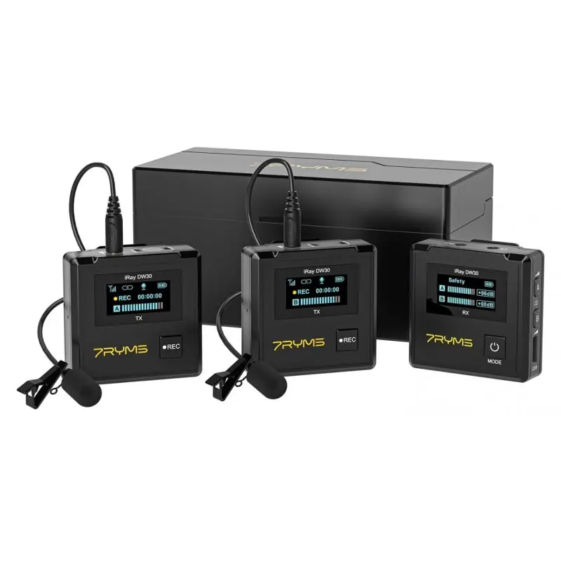 Devolución Gratuita Micrófono Lavalier inalámbrico 7RYMS iRAY DW30 Pro