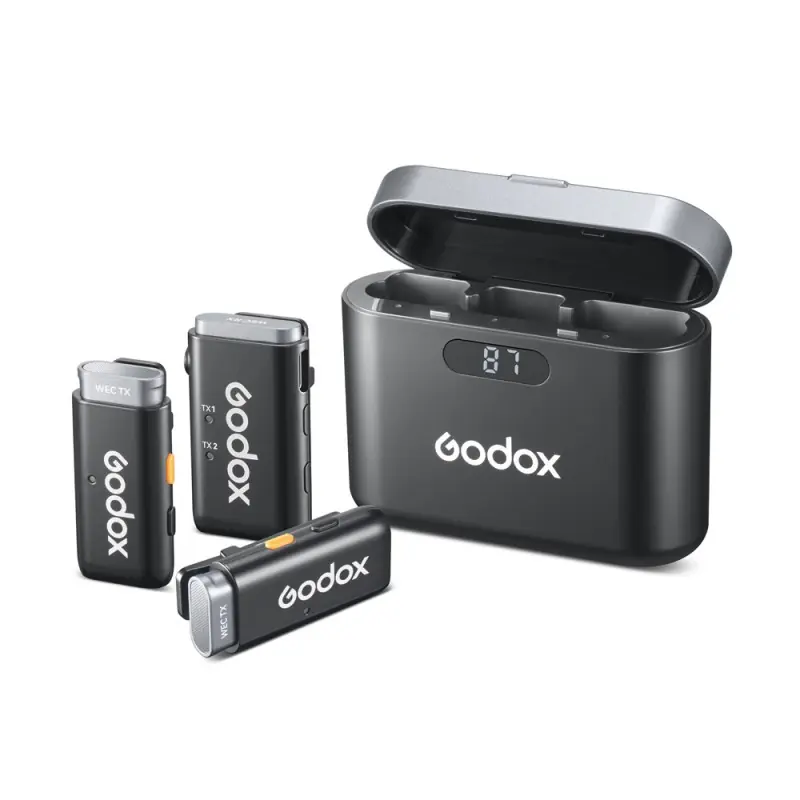 Precio Reducido Microfóno Inalámbrico Lavalier con USB-C Godox WEC Kit 2