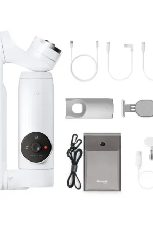 No Te Lo Pierdas Gimbal Para Insta360 Flow Creator Kit Blanco